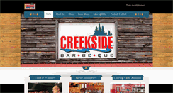 Desktop Screenshot of creeksidebbq.com